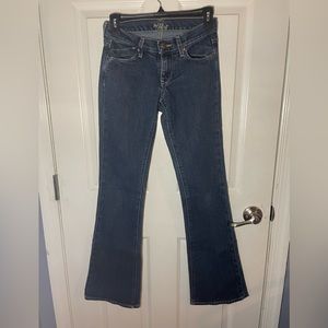 Low rise Y2K flare jeans